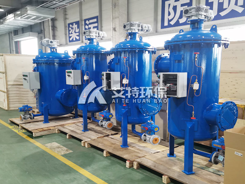 直角DN500不锈钢自清洗过滤器