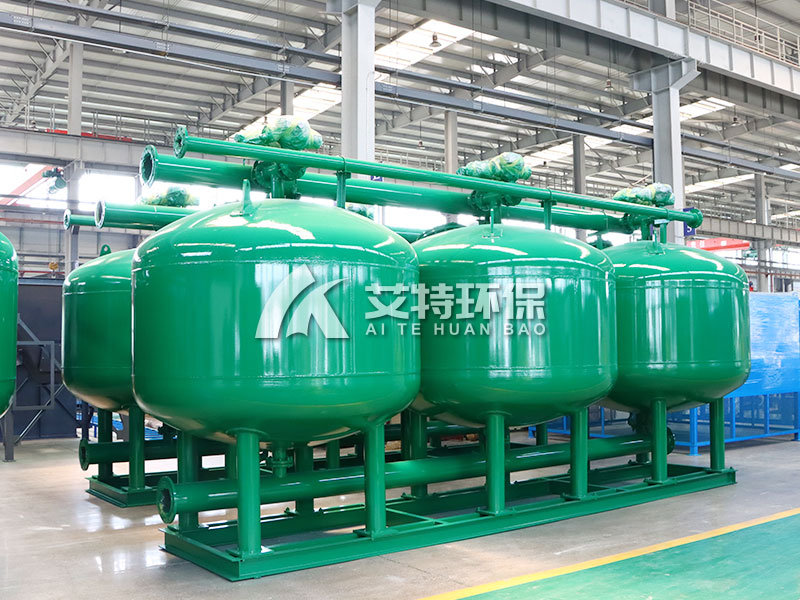 20万吨/年苯乙烯循环水旁滤罐：浅层砂过滤器提高水质、降低浊度